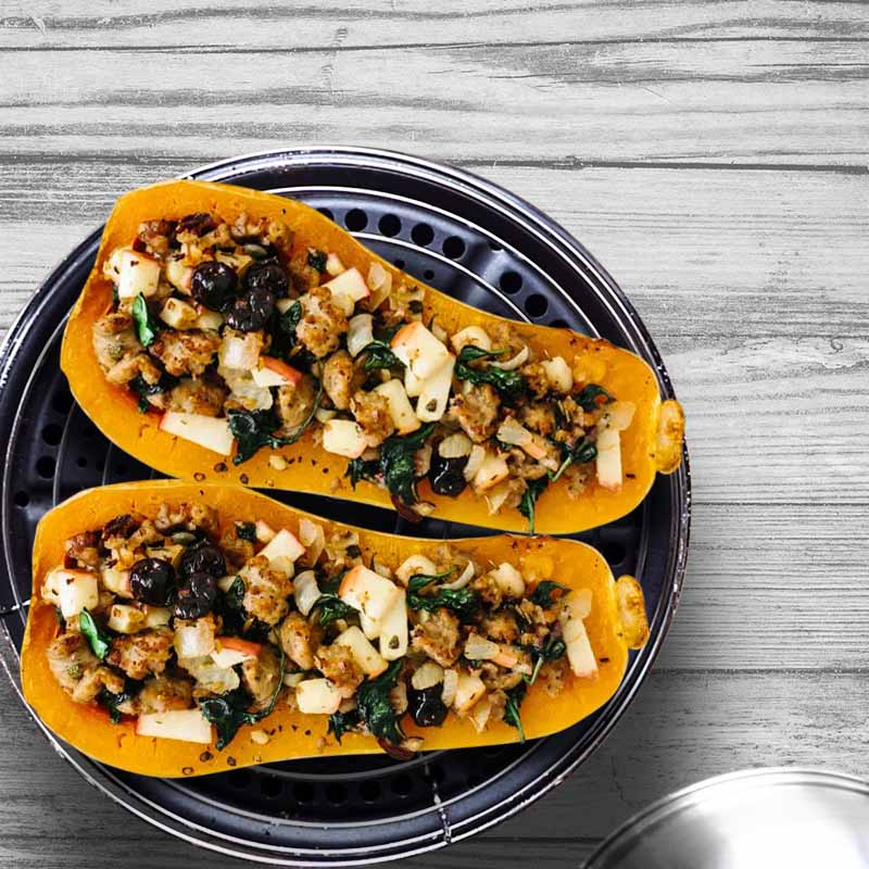 Roasted Stuffed Butter Squash